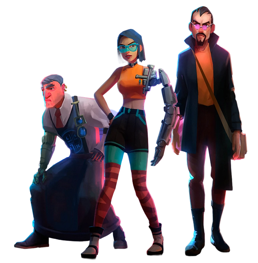 Bet0, Silvia y Kunak — el equipo de Xantaf3